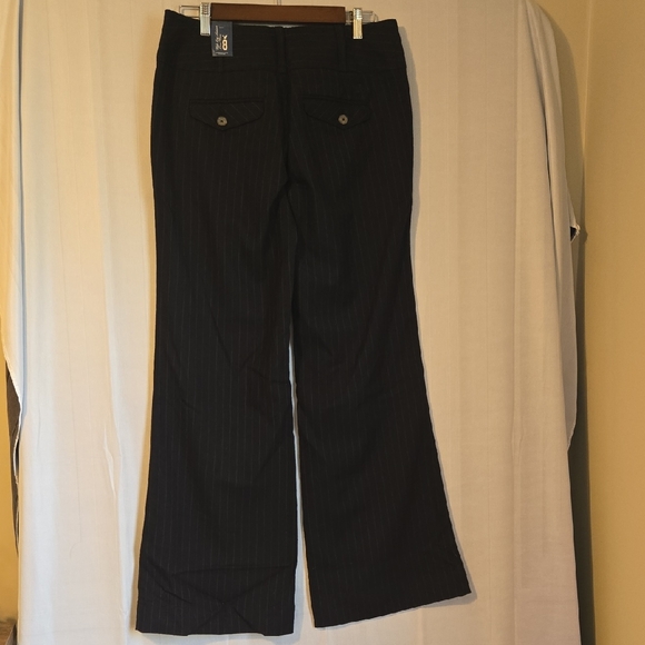 American Eagle Outfitters Pants - American Eagle Womens Navy Pinstripe Wide Leg Pants Size 8 NWT